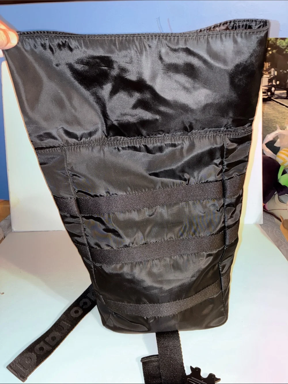 Paco Rabanne Black Nylon Phantom Backpack, Men’s or Unisex